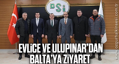 Evlice ve Ulupınar'dan Balta'ya ziyaret