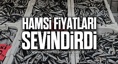 HAMSİ FİYATLARI SEVİNDİRDİ