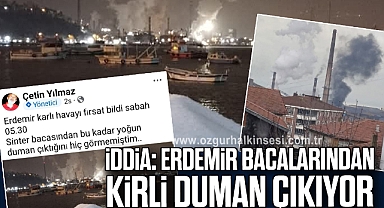 İddia: Erdemir Bacalarından Kirli Duman Çıkıyor