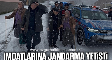 İmdatlarına jandarma yetişti