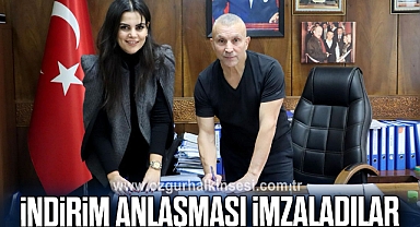 İndirim anlaşması imzaladılar