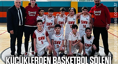KÜÇÜKLERDEN BASKETBOL ŞÖLENİ