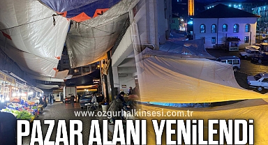 Pazar Alanı Yenilendi
