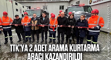 TTK'ya 2 adet Arama Kurtarma Aracı kazandırıldı