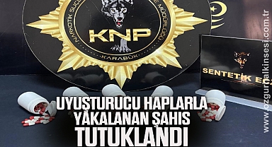 Uyuşturucu haplarla yakalanan şahıs tutuklandı