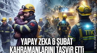 Yapay Zeka 6 Şubat'ta Madencileri Tasvir Etti