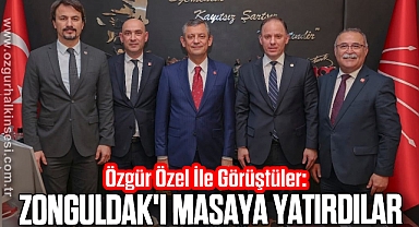 ZONGULDAK'I MASAYA YATIRDILAR