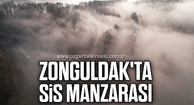 Zonguldak'ta sis manzarası