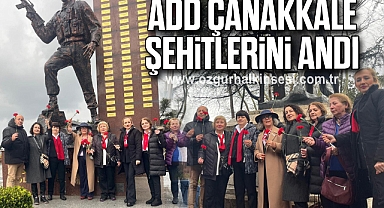 ADD Çanakkale Şehitlerini Andı