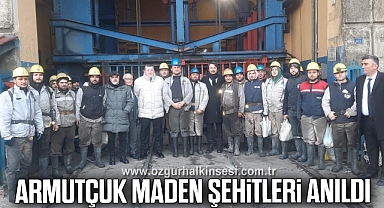 Armutçuk Maden Şehitleri Anıldı