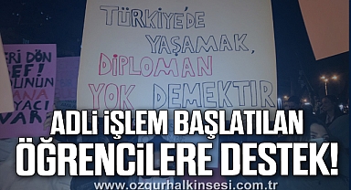 Barodan Adli İşlem Başlatılan Öğrencilere Destek!