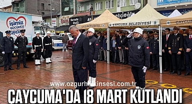 Çaycuma'da18 Mart kutlandı
