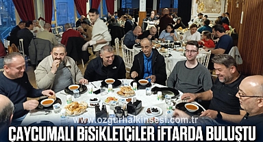 ÇAYCUMALI BİSİKLETÇİLER İFTARDA BULUŞTU