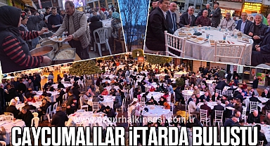 Çaycumalılar iftarda buluştu