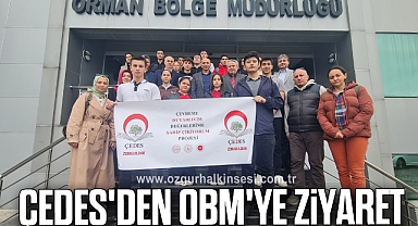 ÇEDES'den OBM'ye ziyaret