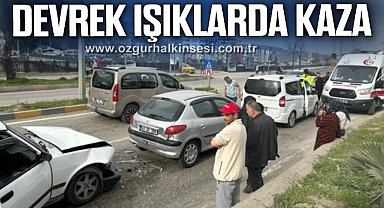 DEVREK IŞIKLARDA KAZA
