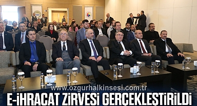 E-ihracat zirvesi gerçekleştirildi