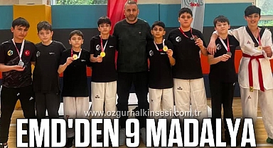 EMD'DEN 9 MADALYA