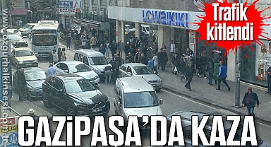 GAZİPAŞA'DA KAZA