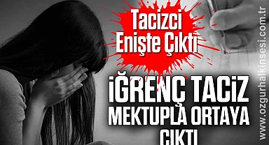 İğrenç Taciz Mektupla Ortaya Çıktı