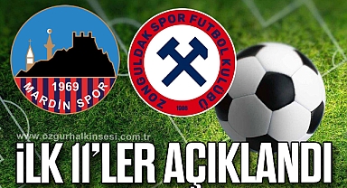 İlk 11'ler açıklandı