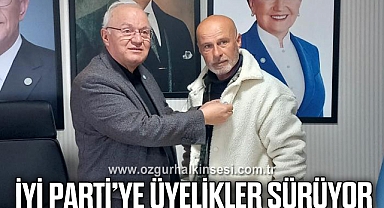 İYİ PARTİ’YE ÜYELİKLER SÜRÜYOR