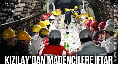 KIZILAY’DAN MADENCİLERE İFTAR