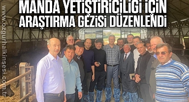 Manda Yetiştiriciliği İçin Araştırma Gezisi Düzenlendi