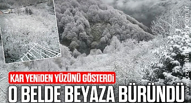 O BELDE BEYAZA BÜRÜNDÜ