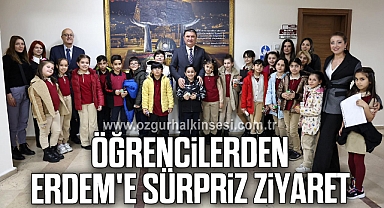 Öğrencilerden Erdem'e Sürpriz Ziyaret