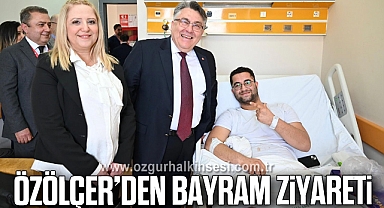 Özölçer’den BEUN Hastanesi’ne bayram ziyareti