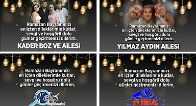 RAMAZAN BAYRAMI'NI KUTLADILAR