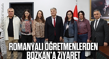 Romanyalı öğretmenlerden Bozkan’a ziyaret