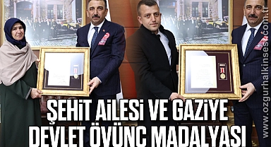 Şehit Ailelerine ve Gazilere Devlet Övünç Madalyası