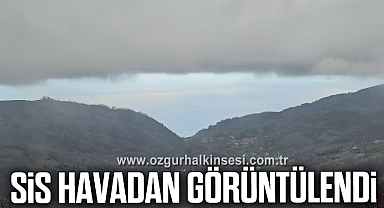 Sis havadan görüntülendi