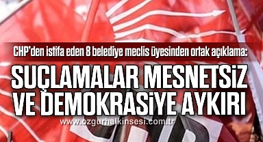 “SUÇLAMALAR MESNETSİZ VE DEMOKRASİYE AYKIRI”