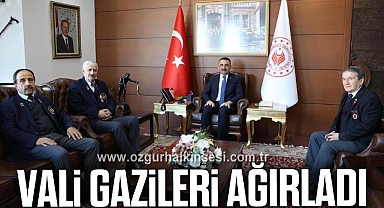 Vali Gazileri Ağırladı
