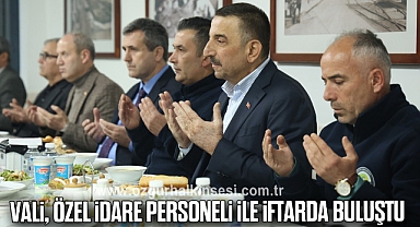 Vali, Özel İdare personeli ile iftarda buluştu