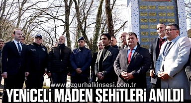 YENİCELİ MADEN ŞEHİTLERİ ANILDI
