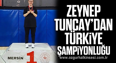 Zeynep Tuncay’dan Türkiye şampiyonluğu