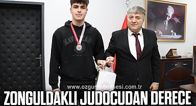 Zonguldaklı genç judocu Türkiye ikincisi oldu