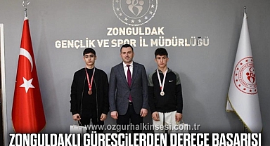 Zonguldaklı Güreşçilerden Derece Başarısı