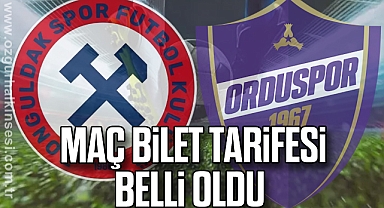 Zonguldakspor - Orduspor Maçının Bilet Tarifesi Belli Oldu