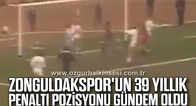 Zonguldakspor'un 39 Yıllık Penaltı Pozisyonu Gündem Oldu