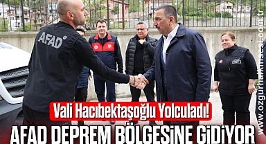 AFAD Deprem Bölgesine Gidiyor