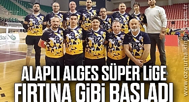 ALAPLI ALGES SÜPER LİGE FIRTINA GİBİ BAŞLADI
