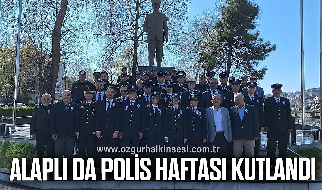 ALAPLI DA POLİS HAFTASI KUTLANDI