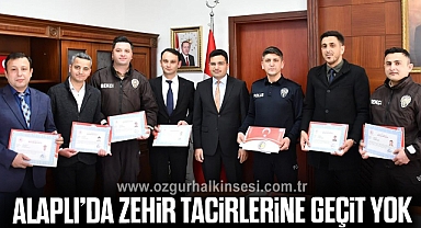 ALAPLI’DA ZEHİR TACİRLERİNE GEÇİT YOK
