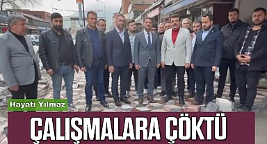 ÇALIŞMALARA ÇÖKTÜ