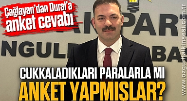 “CUKKALADIKLARI PARALARLA MI ANKET YAPMIŞLAR?”